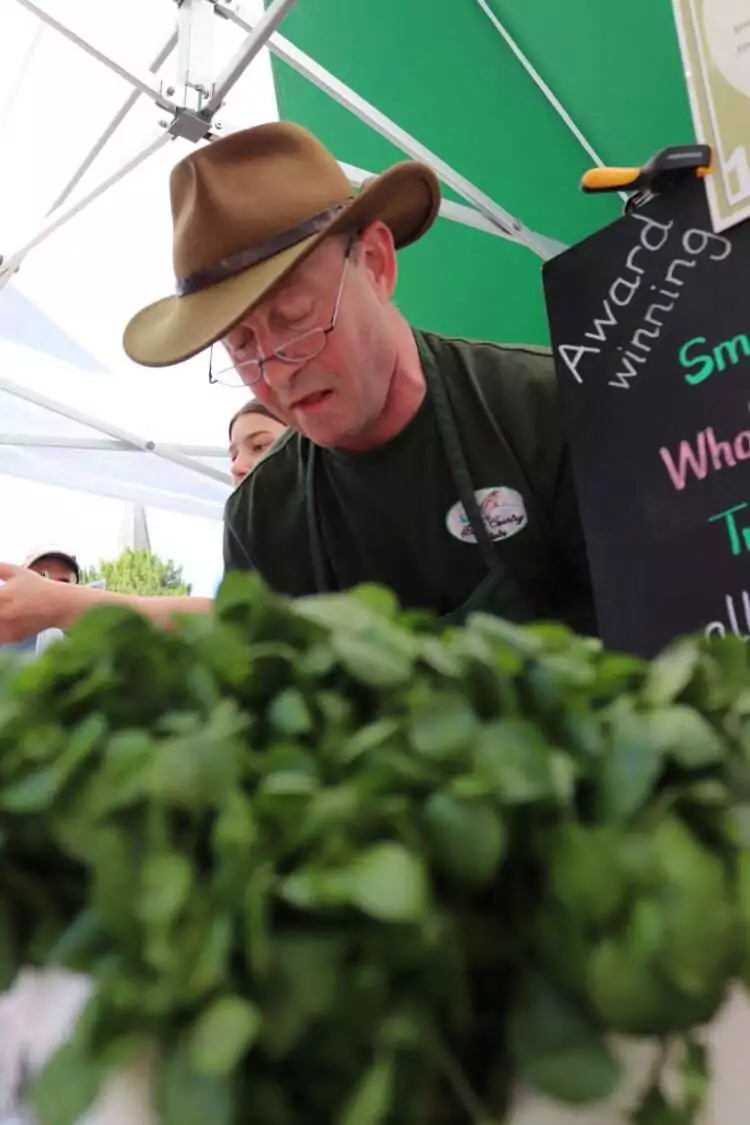 At a Farmers' Market