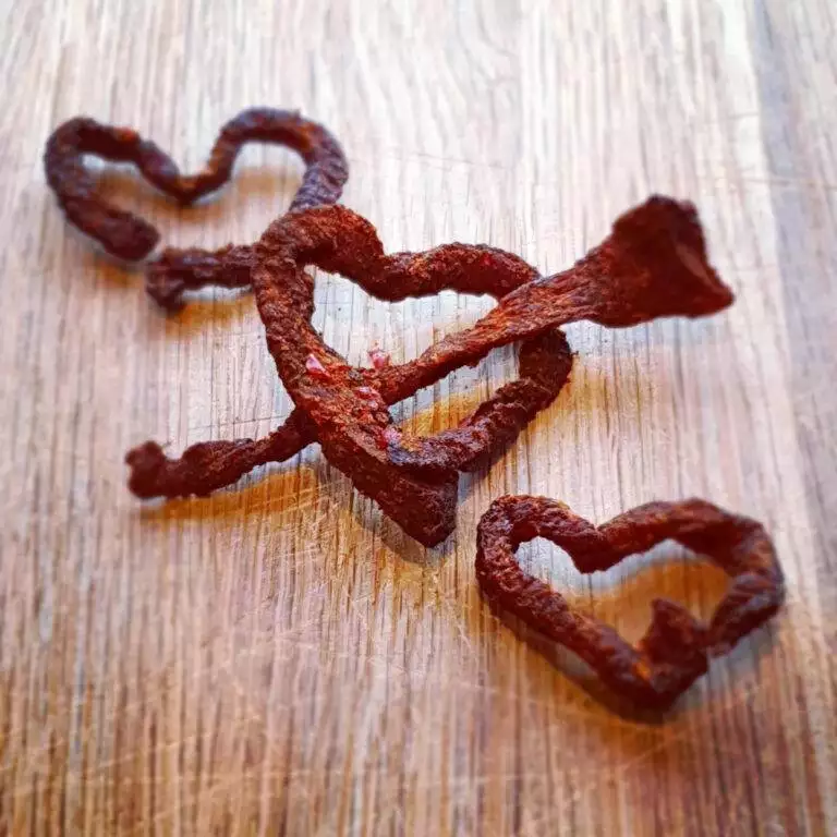 jerky heart shape